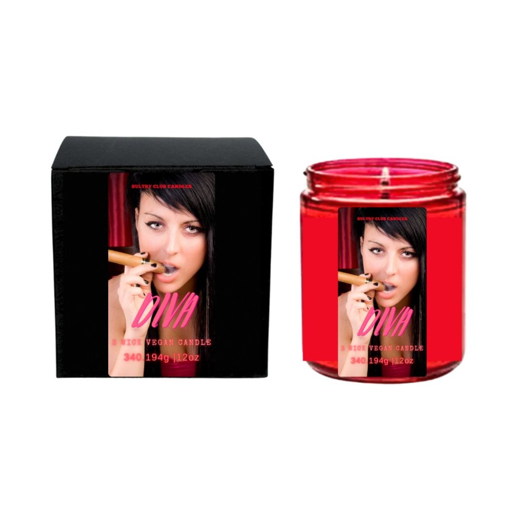 DIVA Single Wick Candle, 12 Ounces